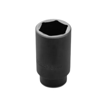 Deep Length Impact Socket, 36 mm Socket, 1/2 in Drive, 3-1/2 in lg, Alloy Steel
