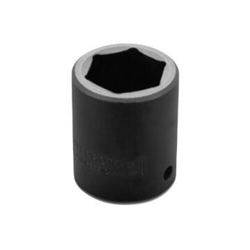 Impact Socket Standard Length, 7/16 In Socket, 1/2 In Drive, 1-1/2 In Lg, Alloy Steel