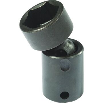 Universal, Standard Length Impact Socket, 3/4 in Socket, 3/8 in Drive, 2-7/64 in lg, Alloy Steel