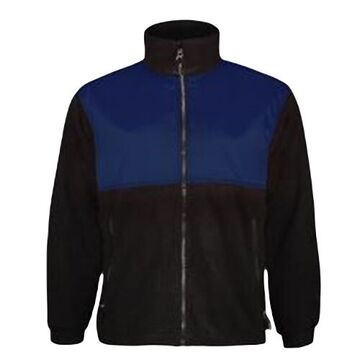 Veste polaire, 2XL, Noir, Polyester, PVC