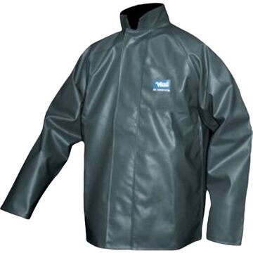 Jacket, Men's, Green, Polyester, Pvc