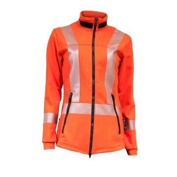 Veste rayée, femme, S, 55 % modacrylique/45 % coton