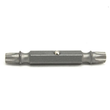 Double End Insert Bit, Star, #27 to #30 Point, 2 in lg, Hex, S2 Steel