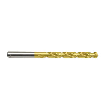 Regular, Short Jobber Drill, 5/64 in Letter/Wire, 0.0781 in dia, 51 mm lg, Tin Coated