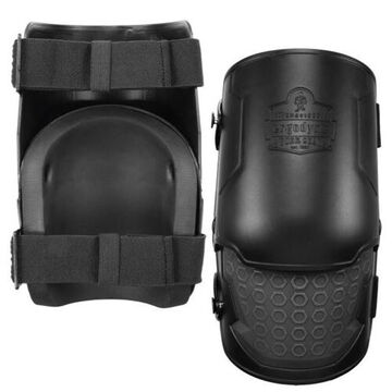 Hard Shell Knee Pads, Universal, Foam Pad, Buckle, Black