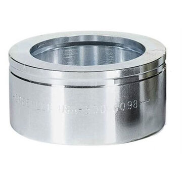 Knockout Die, Iso 40 Upc Conduit/pipe, 1-3/5 In Knockout Inner Dia, Stainless Steel, 10 Ga
