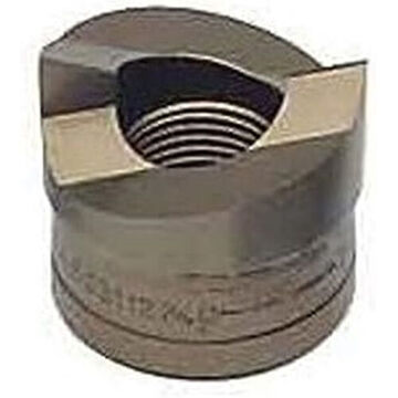 Knockout Die, Round, 47 Mm Conduit/pipe, 1.85 In Knockout Inner Dia, Stainless Steel, 10 Ga