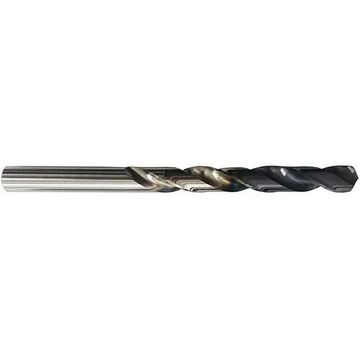 Jobber Drill, 1/4 In Dia, 4 In Lg, High Speed Steel, Tialn Tip