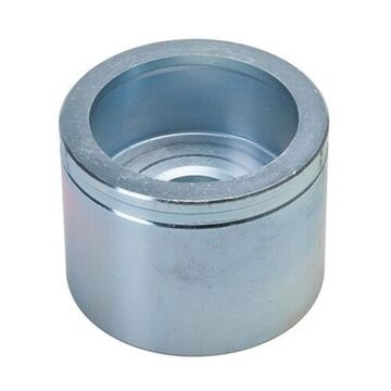 Knockout Die, Round, 1-1/4 In Conduit/pipe, 1.701 In Knockout Inner Dia, Carbon Alloy Steel, 10 Ga