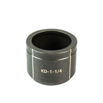 Knockout Die, Round, 1-1/4 In Conduit/pipe, 1.7 In Knockout Inner Dia