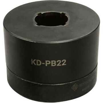 Moule knockout, bouton-pressoir (oiltight), 22.5 mm conduit/tuyau, acier haute grade