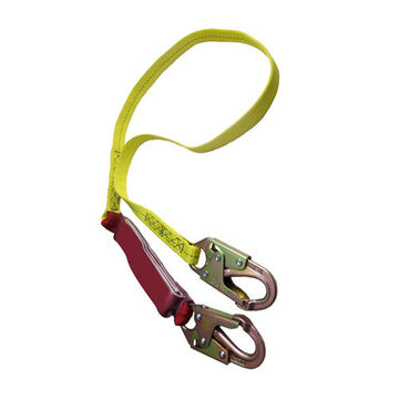 External Energy Absorbing Lanyard, 100lb/255lb, 6 Ft Lg