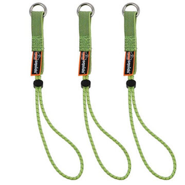 Elastic Tool Tether Attachment Lanyard, 15 lb Load, 11 in lg