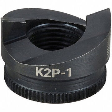 Round Knockout Punch, 1.7 In Cutting Dia, 1-1/4 In Conduit/pipe
