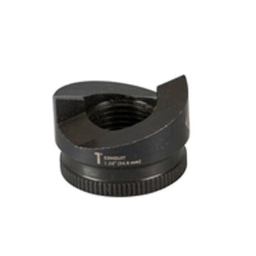 Poincon knockout bord moleté, 1.36 po diamètre de coupe, 1 po conduit/tuyau