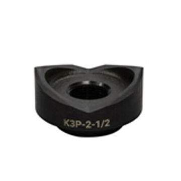 Poincon knockout standard rond, 2.91 po diamètre de coupe, 2-1/2 po conduit/tuyau, acier inoxydable