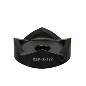 Poincon knockout standard rond, 4.04 po diamètre de coupe, 3-1/2 po conduit/tuyau, acier inoxydable