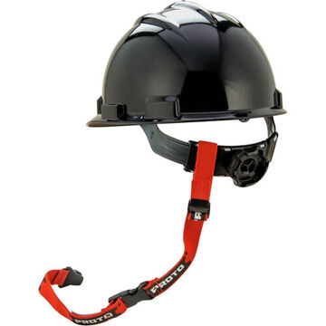 Longe pour casque de sécurité, 23 pouce lg, rouge