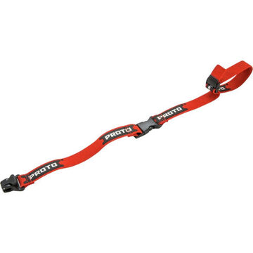 Hard Hat Lanyard, 23 in lg, Red