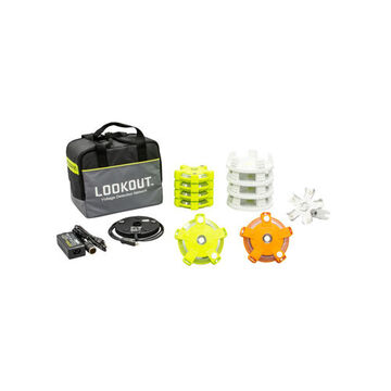 Work Area Lookout 6-Pack Kit, 4 to 500 kVAC, Audible and Visual Alert