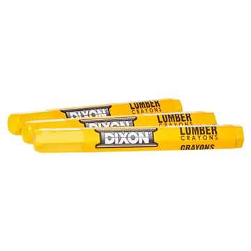 Lumber Crayon, Lumber, Metal Masonry, Most Rough Surfaces, Yellow