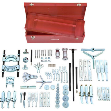 Master Puller Set, 25 Number of Jaws, 10 ton Capacity, 74 Pieces