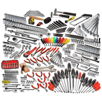 Advanced Maintenance Master Set, 1/4, 3/8 and 1/2 in Drive, 334 Pieces