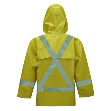 Mining Jacket, 2XL, Yellow, Neoprene/Nylon/Polyurethane, 51 in Chest