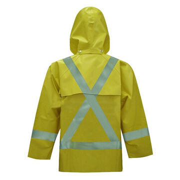 Mining Jacket, 2XL, Jaune, Néoprène/Nylon/Polyuréthane, 51 pouce Poitrine