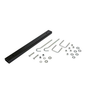 Kit de support de montage, acier, argent