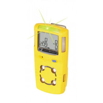 Compact and Easy-To-Use Multi-Gas Detector, carbon monoxide (CO), hydrogen sulfide (H2S), oxygen (O2), and combustibles, 0 to 100 ppm H2S, 0 to 500 ppm CO, 0 to 30% O2, 0 to 100% LEL Combustible, Audible, Visual and Vibrating