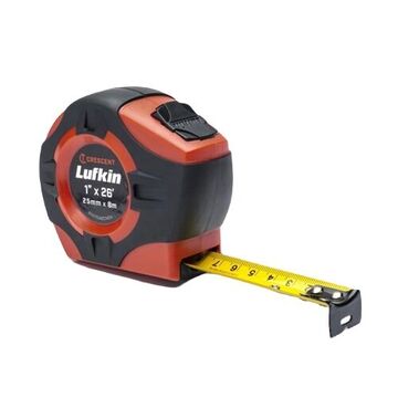 Measuring Tape Blade Power Return, 26 Ft Lg, 1 In Wd, Steel, Sae/metric