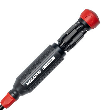 15-in-1 Multi-Bit Screwdriver, 7 Pieces, Flat, Phillips, Square, Spanner, Torx, Hex, Steel