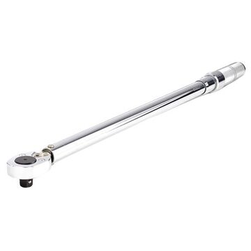 Micrometer Torque Wrench, 1/2 in Drive, 70 to 350 nm, Ratcheting, 1 NM, 26-17/64 in lg