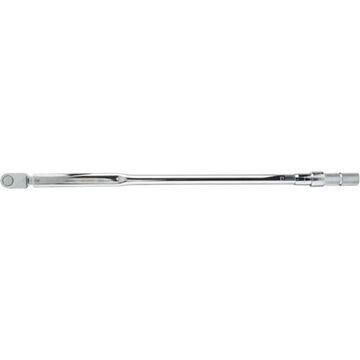 Micrometer Torque Wrench, 3/4 in Drive, 120 to 600 ft-lb, Fixed, 2 ft-lb, 41-5/32 in lg