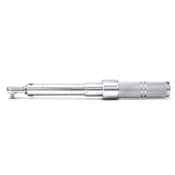 Micrometer Torque Wrench, 1/4 in Drive, 40 to 200 in-lb, Fixed, 1 in-lb, 11-13/64 in lg