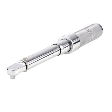 Micrometer Torque Wrench, 1/4 in Drive, 40 to 200 in-lb, Fixed, 1 in-lb, 11-13/64 in lg