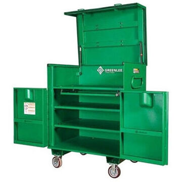 Office Box, 32-1/2 in lg, 46.5 in Overall wd, 48-1/4 in ht, Steel, Green
