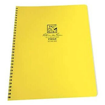 All-Weather Side Spiral Notebook, 7 in lg, 4-5/8 in wd, 32 Sheets, Polydura