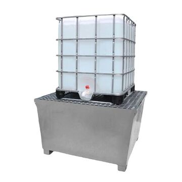 Ultra-IBC Spill Pallet, 57.6 in lg, 56.9 in wd, 34.7 in ht, 5650 lb