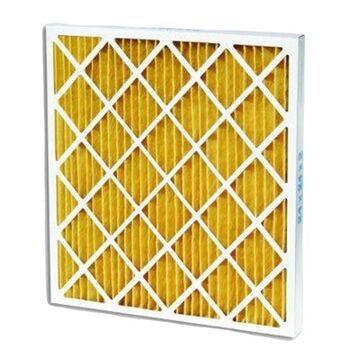 Pleated Air Filter, 16 in wd, 2 in dp, 25 in ht, 11, 150 deg F