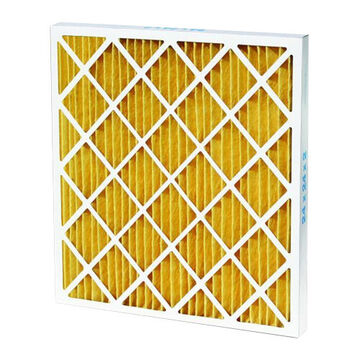 Pleated Air Filter, 20 in wd, 2 in dp, 20 in ht, 11, 150 deg F