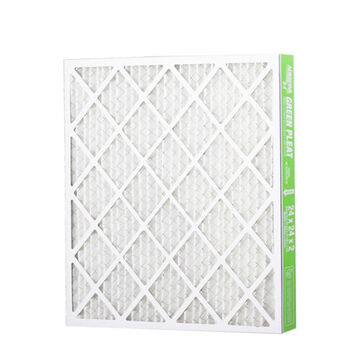 Pleated Air Filter, 20 in wd, 1 in dp, 14 in ht, 13, 150 deg F