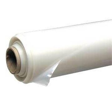 Poly Sheeting, 59 ft lg, 102 in wd, 6 mil thk, Polyethylene