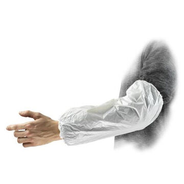Sleeve Protective, 15.7 In Lg, 15.7 In Lg, Polyethylene, White