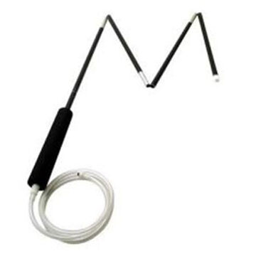 Collapsible Sample Probe, 1/8 in ID, 1/4 in OD, Aluminum, 6 ft