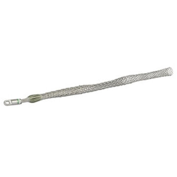 Basket Pulling Grip, 88.9 to 101.3 mm Cable, 1422.4 mm Mesh lg, 9600 lb, Galvanized Steel