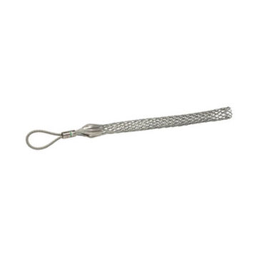 T-Basket Pulling Grip, 88.9 to 101.3 mm Cable, 660.4 mm Mesh lg, 6200 lb, Galvanized Steel