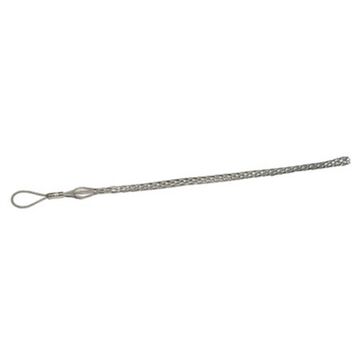 T-Basket Pulling Grip, 50.8 to 63.3 mm Cable, 914.4 mm Mesh lg, 3700 lb, Galvanized Steel
