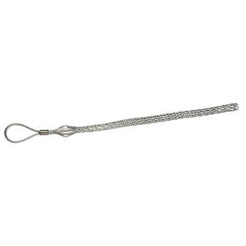 T-Basket Pulling Grip, 76.2 to 88.8 mm Cable, 914.4 mm Mesh lg, 4900 lb, Galvanized Steel